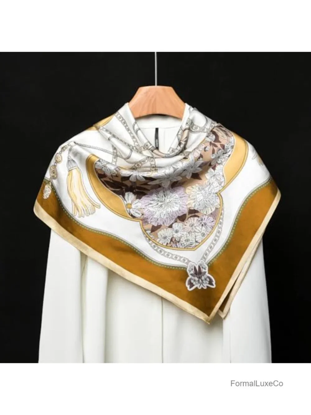 100% Pure Mulberry Silk Scarf 35